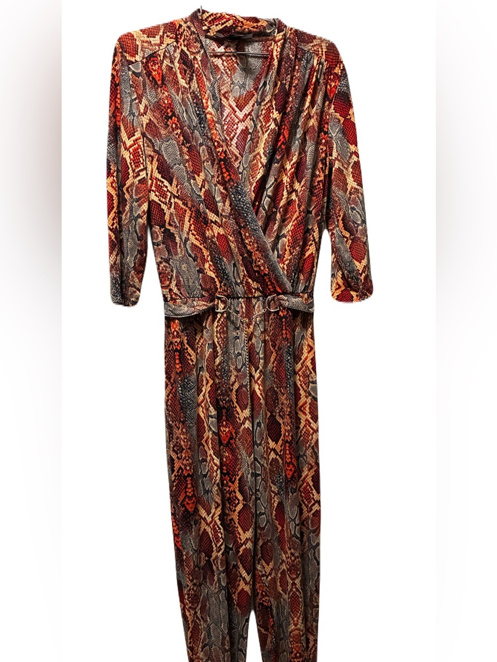 Snakeskin Jumpsuit